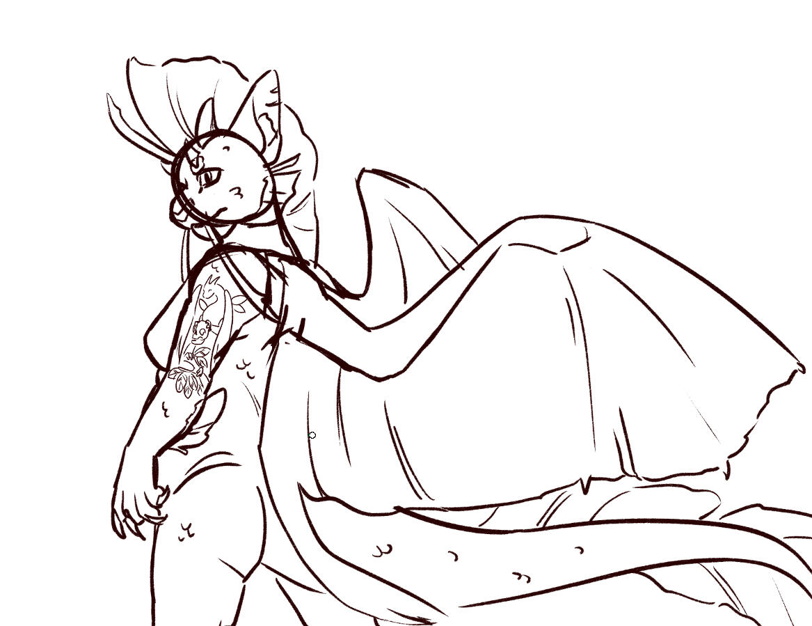 adopt of a furry star themed dragon